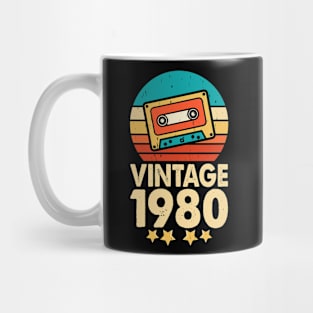 Vintage 1980 T shirt For Women Mug